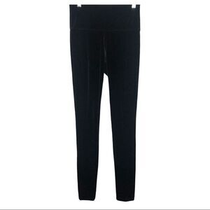 WHITE HOUSE BLACK Market Leggings, Black Velvet XXS Long